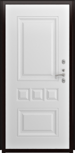 Входная дверь L Термо аура винорит белый — фото 2