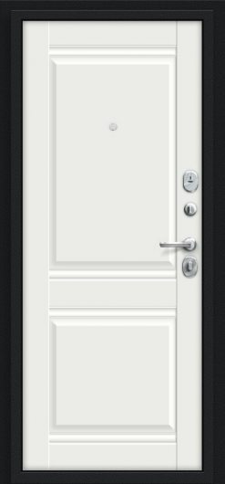 Входная дверь Браво Некст Kale Букле черное/Off-white — фото 2
