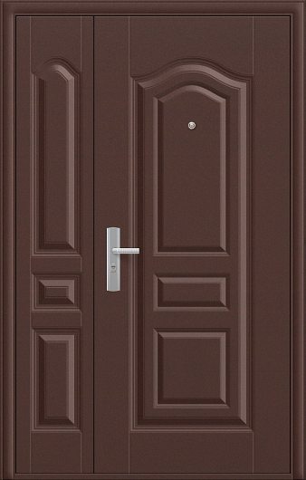 Входная тамбурная дверь К600-1-66 Молотковая эмаль глухая — фото 1