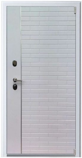 Входная дверь Грань Doormajor Гранд-White Панорама-1 венге поперечный — фото 1