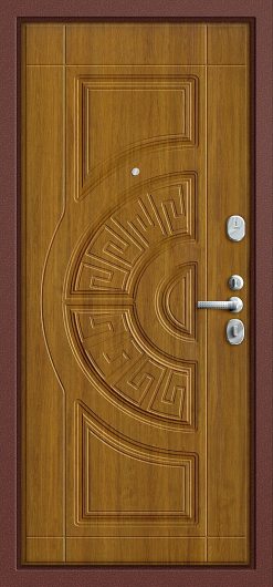 Входная дверь Groff Р3-302 П-4 (Золотой Дуб)/П-4 (Золотой Дуб) глухая — фото 2