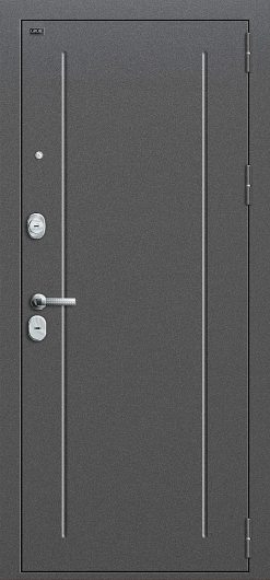 Входная дверь Groff T2-220 Антик Серебро/Wenge Veralinga глухая — фото 1