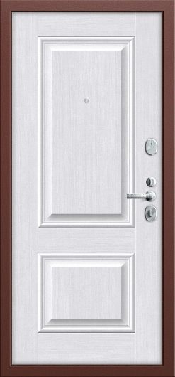 Входная дверь Groff T2-232 Антик Медь/Milk Oak глухая — фото 2