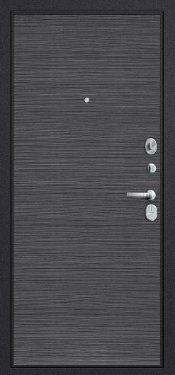 Входная дверь Groff Т3-300 Black Wood/Black Wood глухая — фото 2
