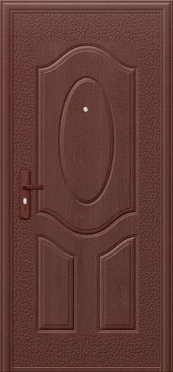 Входная дверь Браво Е40М-1-40 Молотковая эмаль/Молотковая эмаль глухая — фото 1