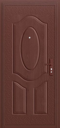 Входная дверь Браво Е40М-1-40 Молотковая эмаль/Молотковая эмаль глухая — фото 2
