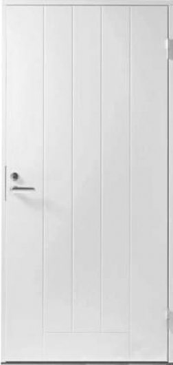 Входная дверь Jeld-Wen Basic B0010 белая — фото 1