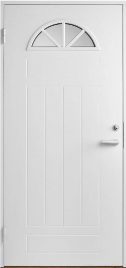 Входная дверь Jeld-Wen Basic B0050 белая — фото 1