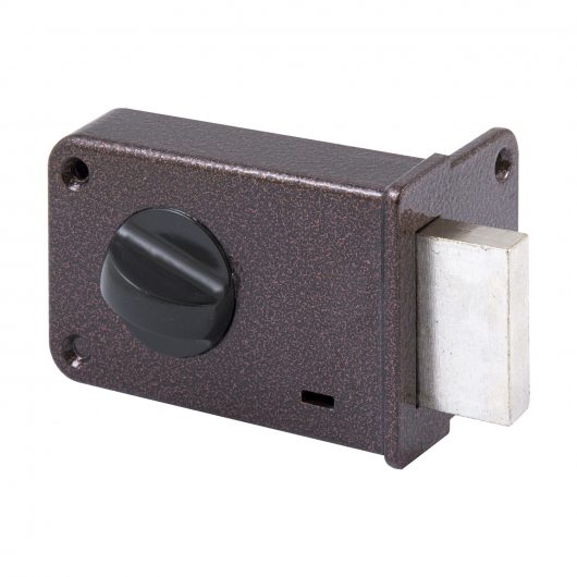 Замок накладной цилиндровый ЗН1-1 ЗАЗ медь — фото 1