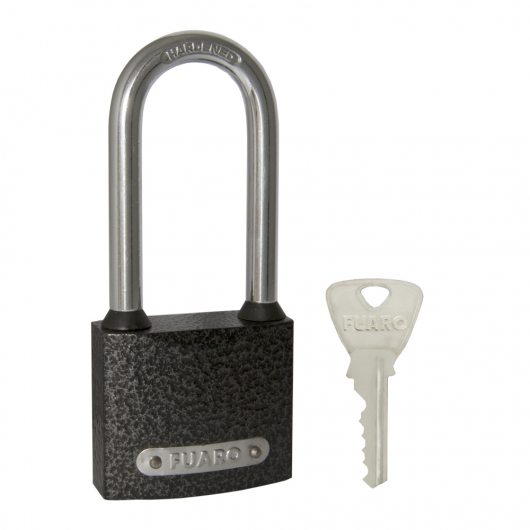 Замок навесной PL-UNI-0163-L (PL-01-63-L) 3key англ. /коробка — фото 1