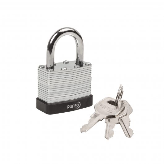 Замок навесной PK-6540 3 key англ. — фото 1