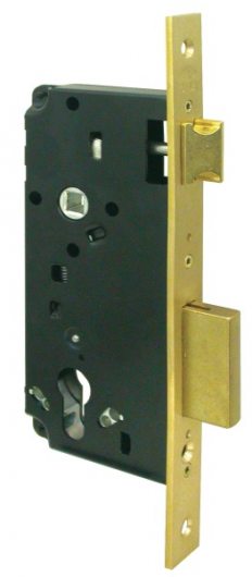 Корпус врезного замка с защёлкой 5C.110.60 (с отв. планкой) — фото 1