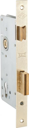 Корпус врезного замка с защёлкой 152/R (40 mm) w/b (латунь) — фото 1