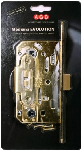 B01102.50.12.567 Защелка врезная WC (антич. бронза) MEDIANA EV. (инд.упак+B01000.13) — фото 1