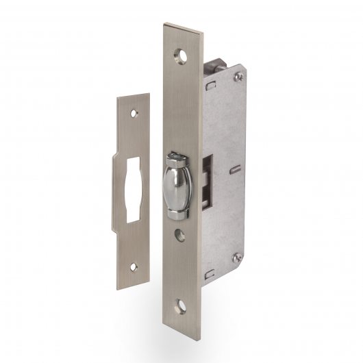 Защелка врезная METLR-155B ролик SN мат.никель — фото 1