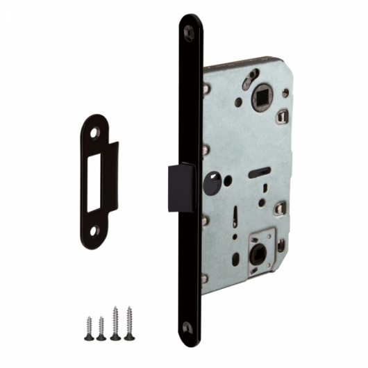 Защелка врезная LM/PL96WC-50/BL BL (черный) — фото 1