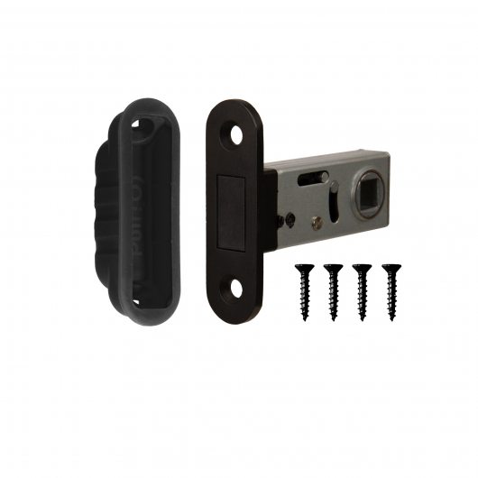 Защелка врезная магнитная ML50-8 BL-24 черный — фото 1