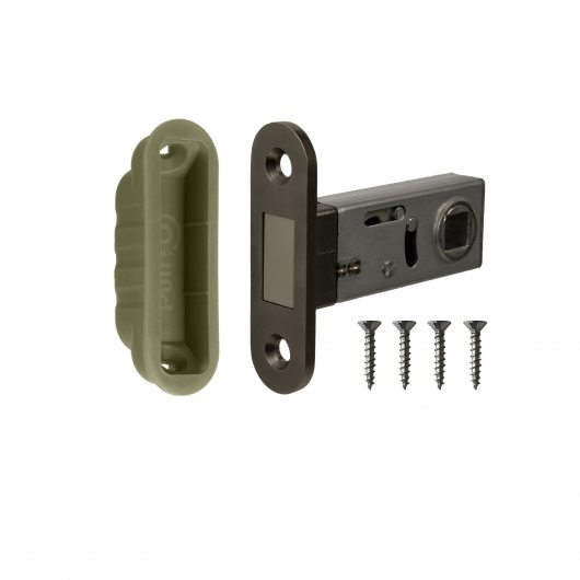 Защелка врезная магнитная ML50-8 GR-23 графит — фото 1