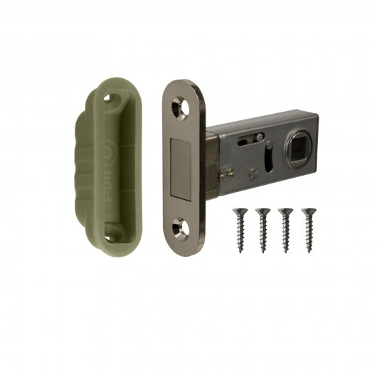 Защелка врезная магнитная ML50-8 SN-3 мат.никель — фото 1