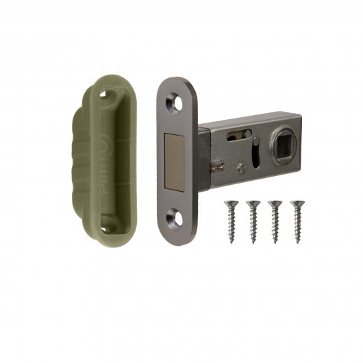 Защелка врезная магнитная ML50-8 SSC-16 сатин.хром — фото 1