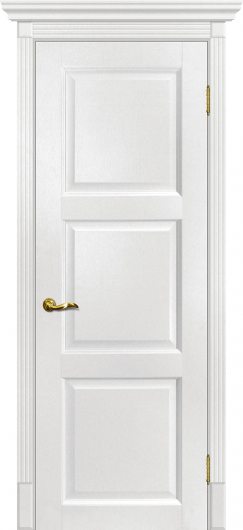 Межкомнатная дверь с эко шпоном Мариам Тоскана-4 Пломбир глухая — фото 1